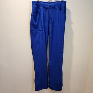 Infinity Royal Blue Drawstring Scrub Pants Size M Tall
